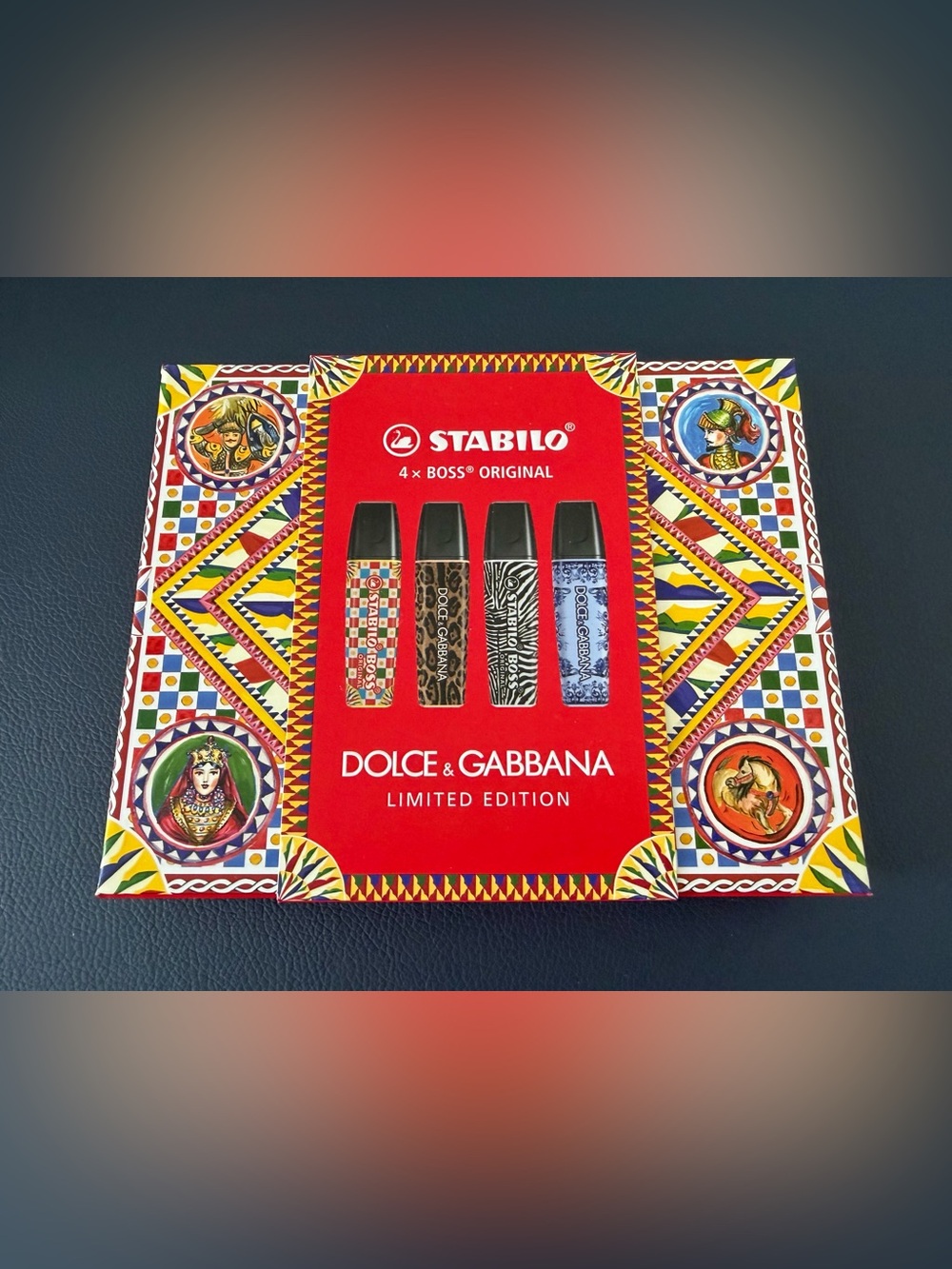 STABILO BOSS x Dolce & Gabbana Limited Edition Highlighter Box Set